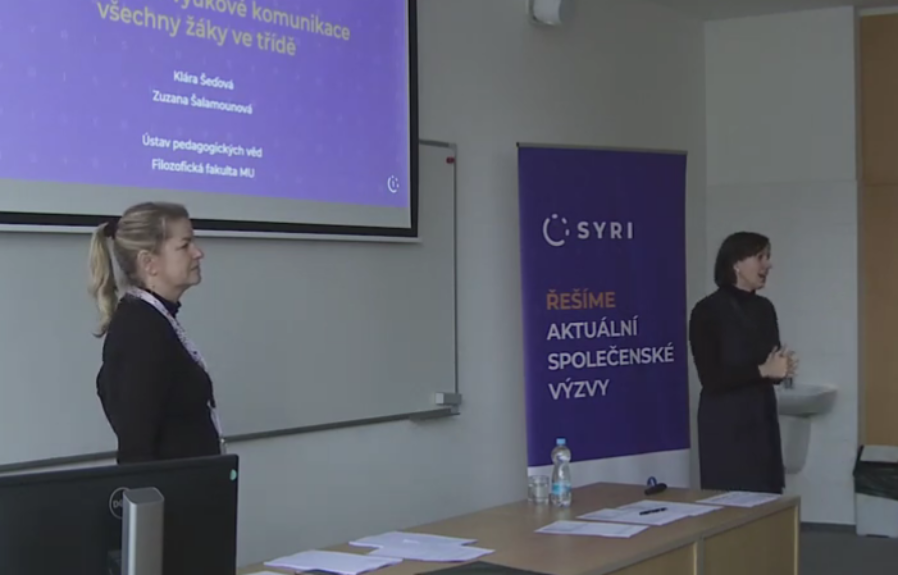 Klára Šeďová a Zuzana Šalamounová: Jak do výukové komunikace produktivně zapojit všechny žáky ve třídě